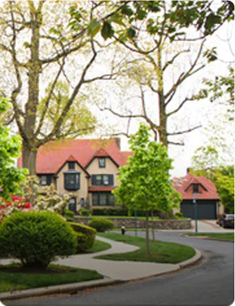 Tudor-style homes in Forest Hills, Queens